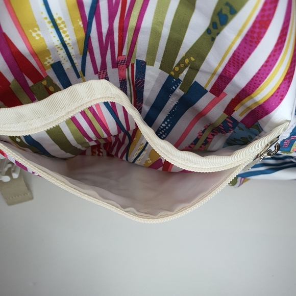 Lesportsac striped large messenger bag - Picture 6 of 14